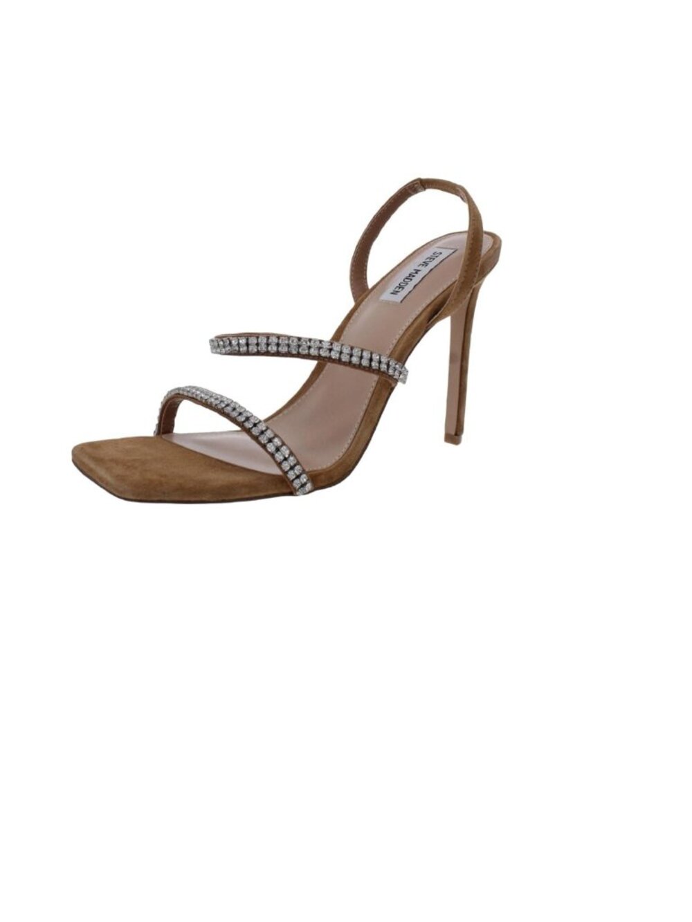 Steve Madden Grade-R Camel Multi Rhinestone Heels